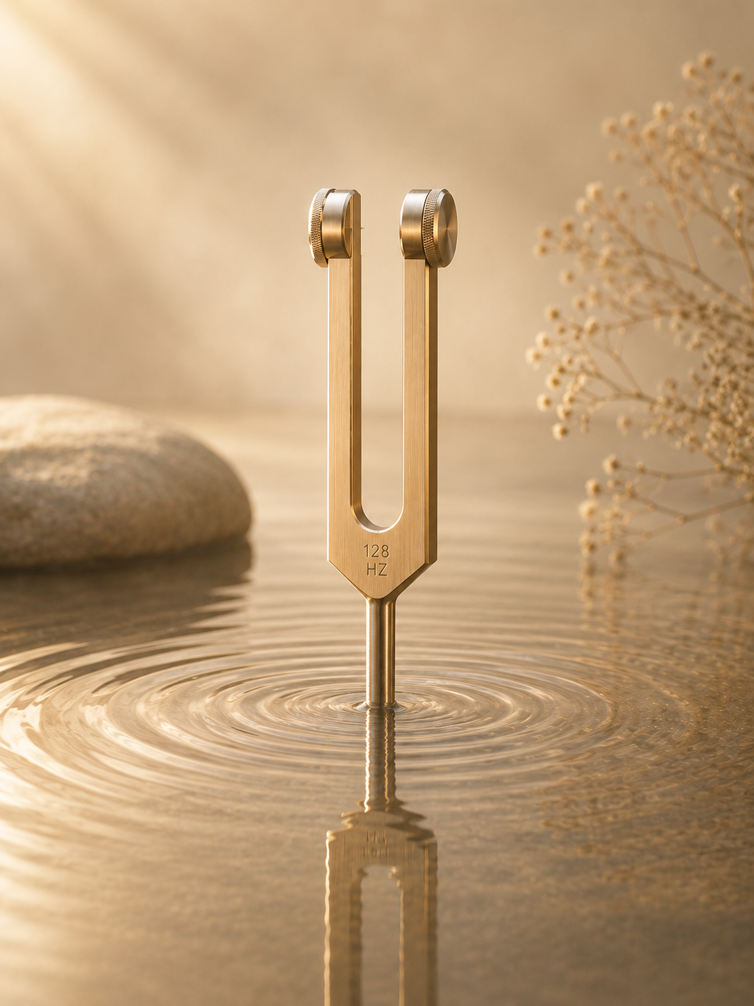 diapason dans l'eau